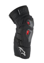 Ortezy kolanowe Alpinestars Bionic Pro Plasma czarno-czerwono-białe