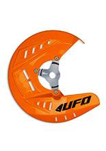 Osłona tarczy hamulcowej przedniej UFO do KTM SX 125/150/250, EXC 125/200/250/300, SX-F/EXC-F 250/350/450 (15-) pomarańczowa