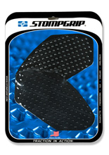 Pady boczne na zbiornik Volcano Stompgrip do Kawasaki Ninja 650 ABS (17-) / Z650 ABS (17-) / Z400 ABS (19-) czarne