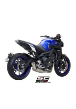 Pełny układ wydechowy 3-1, SC-Project 70's Conical Stainless Steel - Yamaha MT-09 [17-20]