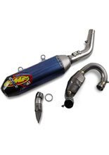 Pełny układ wydechowy FMF Factory 4.1 RCT anodowany niebieski do Husqvarna FC 250 (19-21), KTM SX-F 250 (19-21)