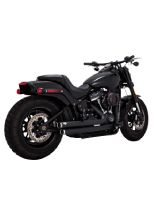 Pełny układ wydechowy Vance & Hines Big Shots Staggered do wybranych modeli Harleya Davidsona Czarny Mat