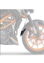 Przedłużenie błotnika przedniego PUIG do KTM 125/390 Duke (17-)