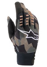 Rękawice off-road Alpinestars MX SMX-E zielono-czarne