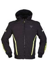 Softshell motocyklowy Modeka Clarke Sport czarno-neonowy