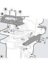 Stelaż GIVI pod kufer centralny Monokey® BMW R 1150 GS [00-03] [płyta Monokey® w zestawie]