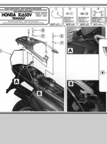 Stelaż GIVI pod sakwy boczne Honda XL 650 V Transalp [00-07]