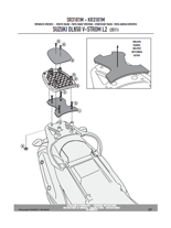 Stelaż GIVI pod stelaż centralny Monolock® Suzuki DL 650 V-Strom L2-L3-L4-L5-L6 (11-16)