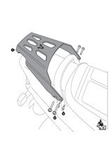 Stelaż centralny Street-Rack SW-MOTECH do Yamahy XJR 1300 (95-14)