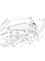 Stelaż pod kufer centralny Givi Monokey i Monolock BMW R1100 R (95 > 01) / R850 R (95 > 02)