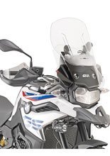 Szyba motocyklowa GIVI Airflow regulowana BMW F 750 GS/ 850 GS (18-23)/ 800 GS (24-) przezroczysta