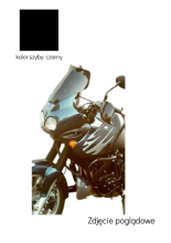 Szyba motocyklowa MRA Touring "T" Triumph Tiger 900 Explorer (99-19) /955 I (02-) czarna