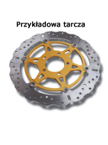 Tarcza Hamulcowa EBC MD3092XC na przód. Średnica 320mm.