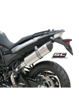 Tłumik SC-Project Oval Titanium + Carbon (SLIP ON) - BMW F 650 GS [08-12]