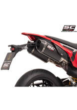 Tłumik motocyklowy podwójny SC-Project SC1-S Ducati Hypermotard 698 Mono/RVE (24-) carbon