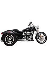 Tłumiki (Slip-On) Vance & Hines Twin Slash Round do Harley Davidson FLRT (rocznik 18-20)