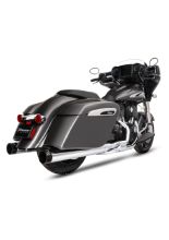Tłumiki motocyklowe Rinehart Racing 4" DBX40 do wybranych modeli Indian chromowane/czarne