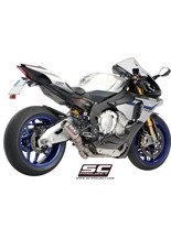 Układ wydechowy DE-CAT z tłumikiem CR-T NISKA POZYCJA SC-Project do Yamaha YZF R1 / R1M [15-17]