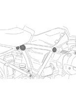 Zaślepki ramy PUIG do BMW F750GS / F850GS (18-)