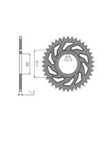 Zębatka napędzana SUNSTAR 1-4335 [42 zęby]