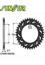Zębatka napędzana SUNSTAR 1-5226 [42 zębów] do SUZUKI GSX-R 1100W [93-94], GSX-R 750 [92-95],GSX 750 INAZUMA [97-03]