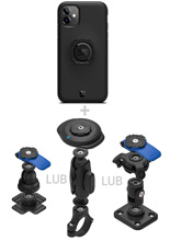 Zestaw 360 Quad Lock: etui na telefon iPhone 11 + wybrane komponenty
