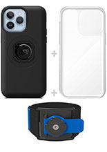 Zestaw do biegania: etui MAG na telefon iPhone 14 Pro Max (magnetyczne) + wodoodporny pokrowiec MAG + opaska sportowa Quad Lock