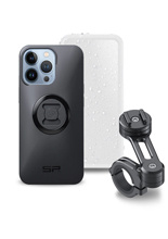 Zestaw: etui na telefon IPHONE 13 Pro Max + pokrowiec + uchwyt na kierownicę Moto Bundle SP Connect