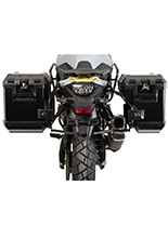 Zestaw: kufry boczne + stelaże Hepco&Becker Xplorer Cutout Suzuki V-Strom 800 (24-) czarne