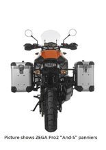 Zestaw: kufry boczne z anodowanego aluminium "And-S" Zega Pro + stelaże czarne Touratech KTM 1050 Adventure/ 1090 Adventure/ 1290 Super Adventure (-20)/1190 Adventure/R (31+38L)