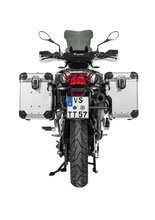 Zestaw: kufry boczne z anodowanego aluminium srebrne Zega Evo X + stelaże czarne Touratech BMW F850GS/ Adventure/ F750GS/ F900GS Adventure/ F800GS (24-) (2 x 45L)