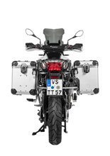 Zestaw: kufry boczne z anodowanego aluminium srebrne Zega Evo X + stelaże srebne Touratech BMW F850GS/ Adventure/ F750GS/ F900GS Adventure/ F800GS (24-) (2 x 45L)