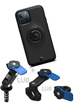Zestaw na motocykl: etui na telefon iPhone 12 / 12 Pro + mocowanie Quad Lock