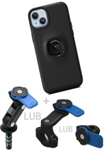 Zestaw na motocykl: etui na telefon iPhone 14 Plus + mocowanie Quad Lock