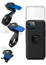 Zestaw rowerowy: etui MAG na telefon iPhone 12 Pro Max (magnetyczne) + wodoodporny pokrowiec MAG + mocowanie Quad Lock