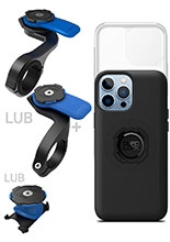 Zestaw rowerowy: etui MAG na telefon iPhone 13 Pro Max (magnetyczne) + wodoodporny pokrowiec MAG + mocowanie Quad Lock