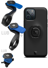Zestaw rowerowy: etui na telefon iPhone 12 / 12 Pro + mocowanie Quad Lock