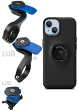 Zestaw rowerowy: etui na telefon iPhone 14 + mocowanie Quad Lock