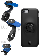 Zestaw rowerowy: etui na telefon iPhone SE (2 i 3 gen), 8 i 7 + mocowanie Quad Lock
